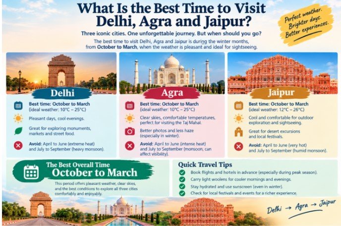 What Is the Best Time to Visit Delhi, Agra and Jaipur?